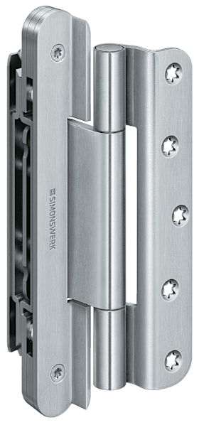 Simonswerk VN 1937/160 Compact Planum, Edelstahl matt (SW 040), DIN rechts und links