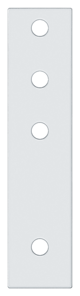 Simonswerk Distanzplatte SIKU K 3030 3D / K 3035 3D, RAL 9016 Verkehrsweiß (SW 070), DIN rechts und links