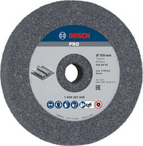 Bosch PRO Metal Schleifscheibe, 150 x 20 x 20 mm, G24