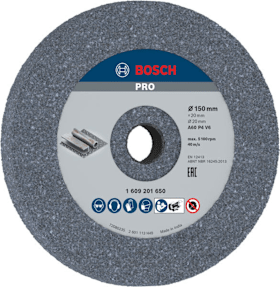 Bosch PRO Metal Schleifscheibe, 150 x 20 x 20 mm, G60
