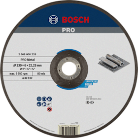 Bosch PRO Metal Schleifscheibe, 230 x 6 x 22.23 mm