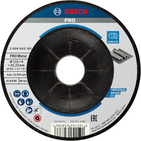 Bosch PRO Metal Schleifscheibe, 115 x 6 x 22,23 mm