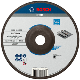 Bosch PRO Metal Schleifscheibe, 180 x 6 x 22.23 mm