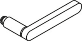 HEWI Drückerlochteil 271XAHLT, 9mm,ER