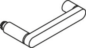 HEWI Drückerlochteil 272XAHLT, 9mm,ER