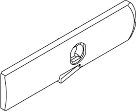 HEWI Riegel, Trennwandverr. 850.300 und 850.350 