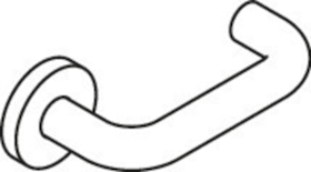 HEWI Halbgarnitur, H-Technik 111XAHLT / 305.21XAH, VK8,5