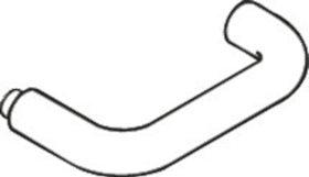 HEWI Drückerlochteil 111XPHLT DC, 9mm,schwarz matt