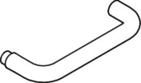 HEWI Drückerlochteil 112XAHLT, 9mm,ER