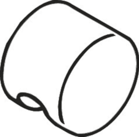 HEWI Knopf, E-/R-Technik, feststehend felsgrau 