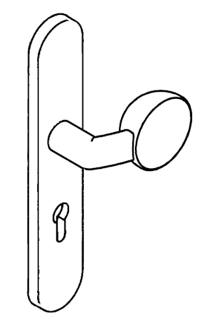 HEWI Knopfschild 130K.78,LS ov.,PZ72,DR,aquabl.