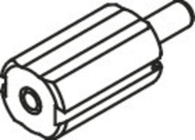 HEWI Zentrierdorn ø22, KABA, komplett 