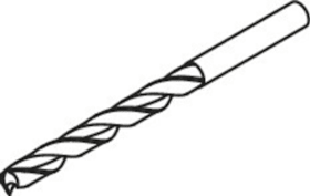 Spiralbohrer DIN338, HSS-ø7mm 8,5 mm