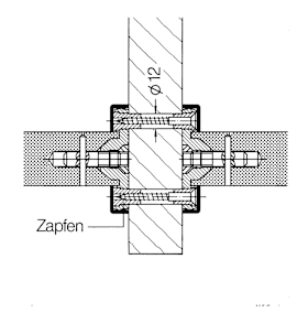 HEWI Bef.-Art, paarweise, Griffe ø30 m.Ros.ø68, Ed.matt signalweiß 
