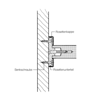 HEWI Bef.-Art für Griffe 111G und 111.250G, ø20mm lichtgrau 
