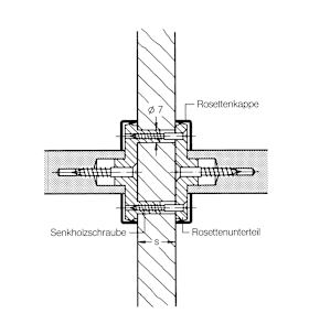 HEWI BA21 Möbelgriffe, ø20mm (Holz), Edition matt tiefschwarz 
