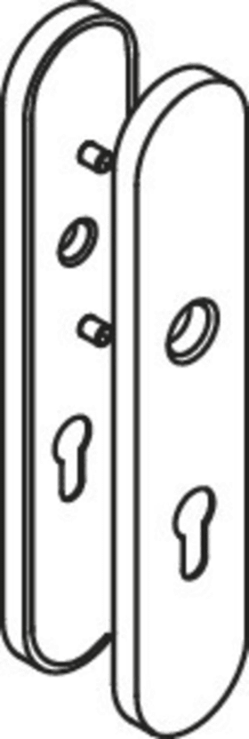 HEWI Langschild 235.21XAHKN innen,oval,PZ 92,ER