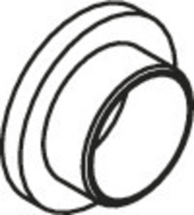 HEWI Lagerbuchse ø25,5mm für Glastürdrücker 