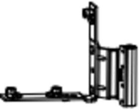 Winkhaus Flügellager, auflieg., DIN Rechts, St, silber, silberfarbig, galvanisch verzinkt 1945188