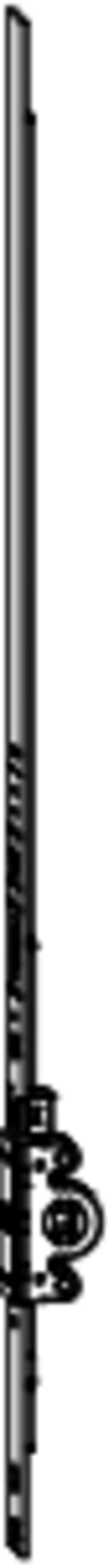 Winkhaus DK-Getriebe,GAK.710.C,konst.,m.stä.Klemm.i.d.Profiln.,D15,5mm,silber,chromatiert 4935843