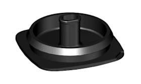 Dr. Hahn Abdeckkappe RBT Serie 60 AT alt, schwarz