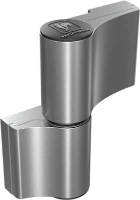 Dr. Hahn  Türband 4 AT 2-teilig - Aufschraubband für repräsentative Objekt- und Funktionstüren - 109,5 , Anker-Schraube , EV1 , Kunststoffteile schwarz