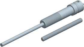 Hermat Stoßgriff-Befestigung 8099/HOLZ,eins.,TS 40-45