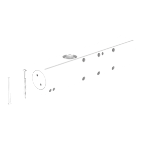 OTS 536/634 OHNE GESTÄNGE/GLEITSCHIENE WEIß (K-17920-00-0-7)