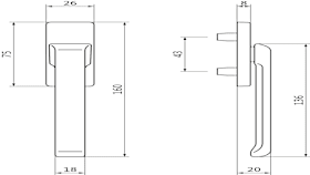 DREHGRIFF DIRIGENT F/AF SILBERFARBIG (6-25223-00-0-1)
