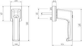 6-28075-29-0-5 | Drehgriff | DREHGRIFF DIRIGENT F/Z 10