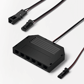 Magic by Halemeier 2-fach Verteiler M1 12VDC L =450 schwarz