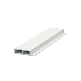 KSTST-KAMMERPROFIL 30X7 MM WEISS BLANK (H-00036-03-0-7)