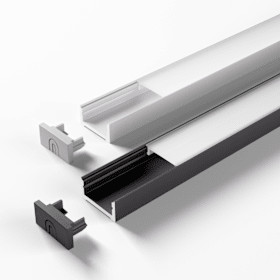 Magic by Halemeier ChannelLine D Alu 300mm Musterstück Profil ohne Abdeckung einzeln verpackt