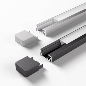 Magic by Halemeier ChannelLine G Alu 300mm Musterstück Profil ohne Abdeckung einzeln verpackt