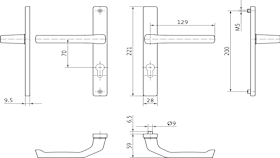 MONOBL-GRT.DIRIG 28/70 T/S +PZ O 2V SILBERFARBIG (H-01215-51-0-1)
