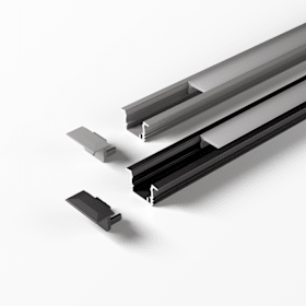 Magic by Halemeier ChannelLine K2 EDS opal L=3000 Alu-und Abdeckprofil