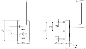 H-01230-00-0-7V | Drehgriff Dirigent außen PZ ZA, SK3