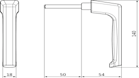 8-00694-50-0-7 | Drehgriff | STECKGRIFF DIRIGENT F/SG