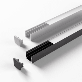 Magic by Halemeier ChannelLine U Alu opal L=3000 Alu-und Abdeckprofil