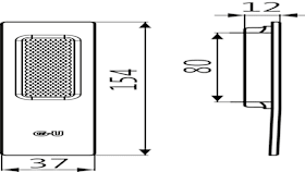 SCHIEBEGRIFFMUSCHEL GU UC5 DUNKELBRONZE (9-29992-01-0-5)