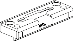 SCHLIEßPLATTE SYS-BO-SCHW NL13 1-FLG FERGUARDXSILBER (6-37097-13-0-1)