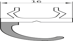 TÜRSCHWELLENDICHTUNG 305 SCHWARZ 1,14 M (9-45315-00-0-6)