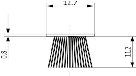 BÜRSTENDICHTUNG SWH/SPH 27MM GRAU (9-49373-01-0-1) VE=100