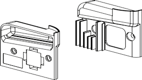 SBS BB-Z404 FALZDICHTTEIL HOLZ GRAU (9-51414-01-0-1)