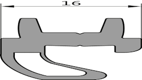FLÜGEL-ZUSATZDICHTUNG BODENANS HZD16 BLANK (H-00079-16-0-0)