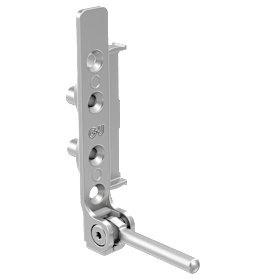 ECKLAGER M6 +XØ8 ZAPFEN 12/18-9+13 FERGUARDXSILBER (6-36876-84-L-1)