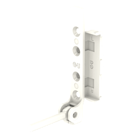 ECKLAGER M6 12/18-9+13 WEIß (6-36899-18-L-7)