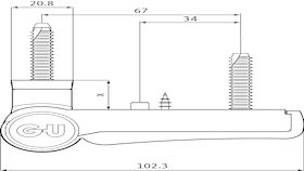 TÜRBAND G812,13,5-19,5MM,BRAUN,120KG GRAUBRAUN (H-01404-00-0-5)