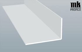 Menke Winkelprofil 60x100x3 mm, 6 m, außen foliert schwarz matt