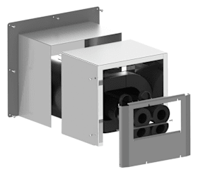 BOSCH Zubehör für Luftwärmepumpe AHWA 1 Abdeckhaube Wandmontage für AW OR